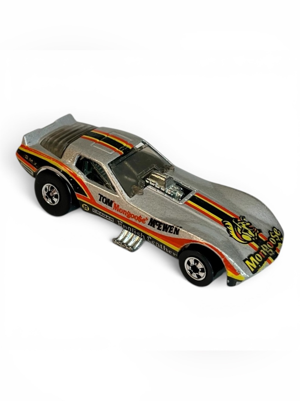 Hot Wheels, Vintage Tom McEwen, The Mongoose Corvette funny car, Hong Kong